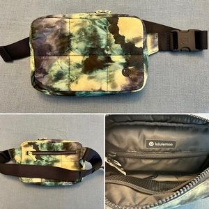 Lululemon quilted belt bag - marble/galaxy color